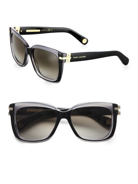 marc jacobs oversized square sunglasses|marc jacobs square sunglasses 53mm.